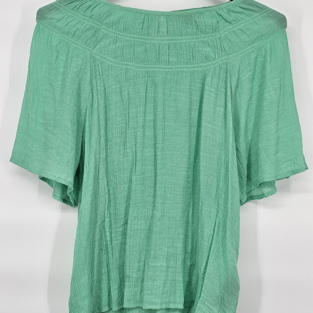 Zac & Rachel Mint Green Blouse L